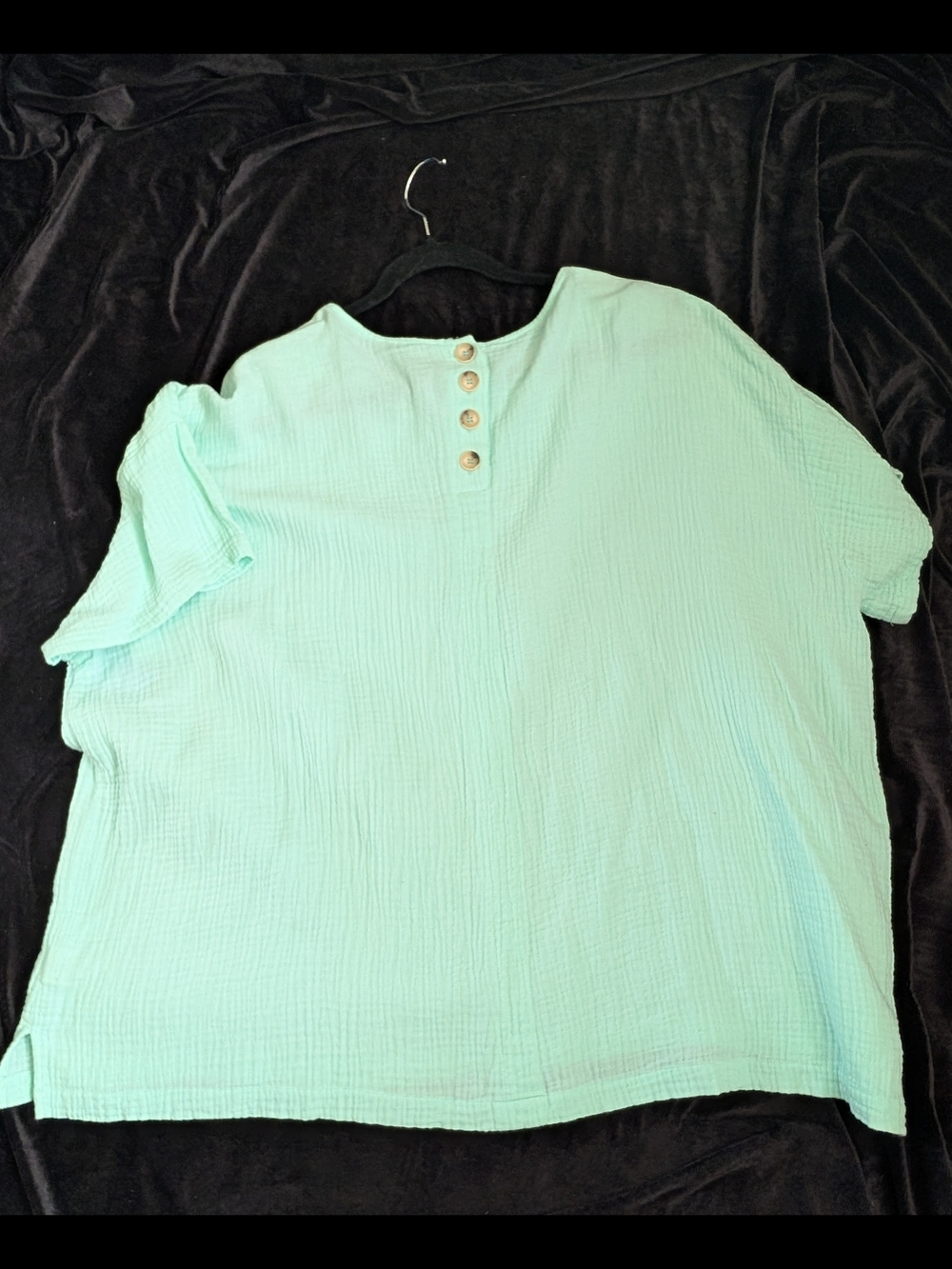 Relaxed Mint Boxy Short Sleeve Tee - Brand Unspecified - Picture 2 of 3